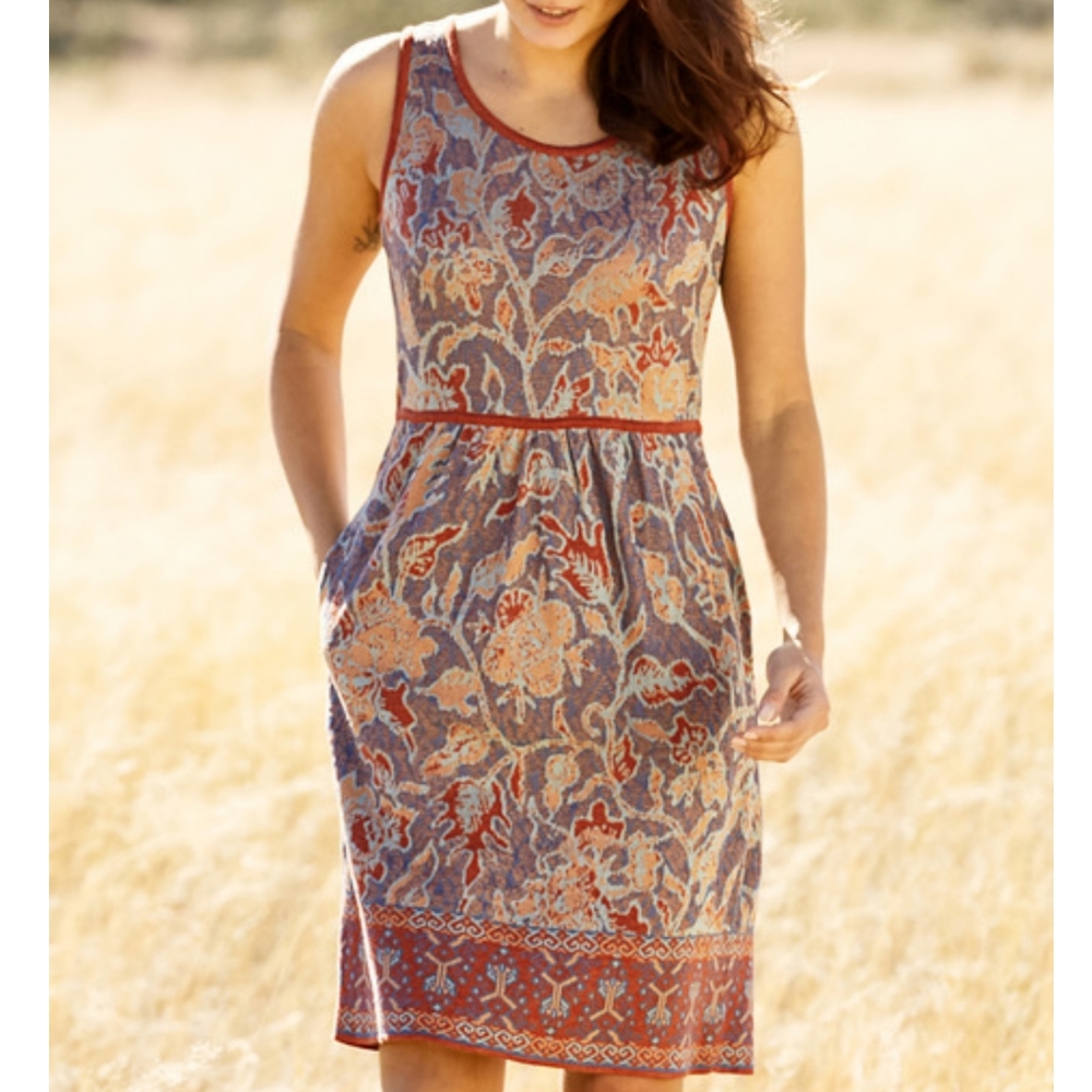 Peruvian Connection Samarinda Java Knit Dress